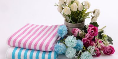 Floral Striped Towel