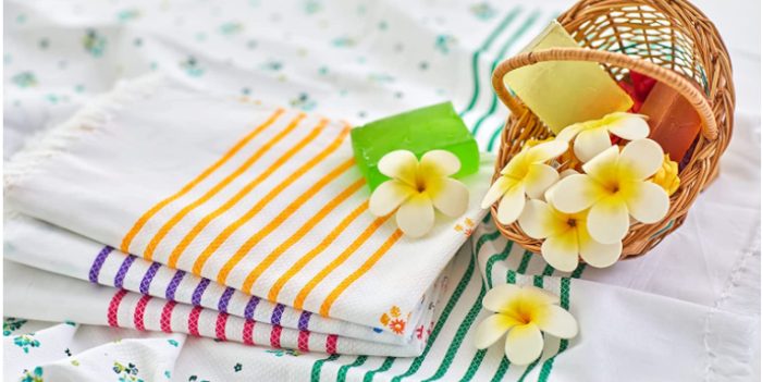 Striped Cotton Towel Set